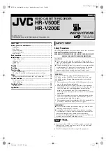 JVC HR-V200E Instructions Manual preview