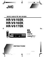 Preview for 1 page of JVC HR-V615EK Instructions Manual