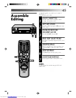 Preview for 45 page of JVC HR-VP634U Instructions Manual