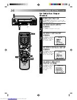 Preview for 16 page of JVC HR-VP636U Instructions Manual