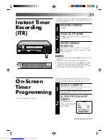 Preview for 39 page of JVC HR-VP636U Instructions Manual