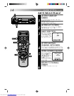 Preview for 14 page of JVC HR-VP638U Instructions Manual