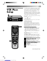 Preview for 19 page of JVC HR-VP638U Instructions Manual