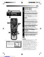 Preview for 39 page of JVC HR-VP638U Instructions Manual