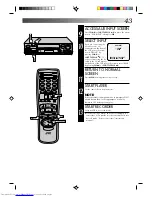 Preview for 43 page of JVC HR-VP638U Instructions Manual