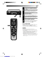 Preview for 47 page of JVC HR-VP638U Instructions Manual