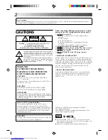 Предварительный просмотр 2 страницы JVC HR-VP639U Instructions Manual