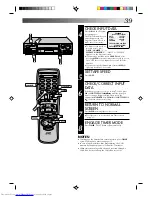 Предварительный просмотр 39 страницы JVC HR-VP639U Instructions Manual