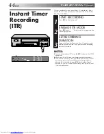 Preview for 44 page of JVC HR-VP658U Instructions Manual