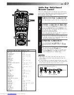 Preview for 49 page of JVC HR-VP658U Instructions Manual