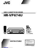 JVC HR-VP674U Instructions Manual preview