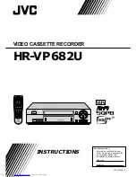 JVC HR-VP682U Instructions Manual preview