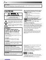 Preview for 2 page of JVC HR-VP70U Instructions Manual