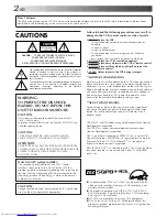 Preview for 2 page of JVC HR-VP770U Instructions Manual