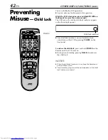 Preview for 42 page of JVC HR-VP78U Instructions Manual