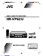 JVC HR-VP82U Instructions Manual preview