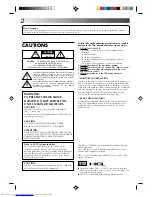 Предварительный просмотр 2 страницы JVC HR-VP830U Instructions Manual