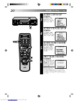 Предварительный просмотр 20 страницы JVC HR-VP830U Instructions Manual