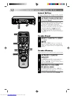 Предварительный просмотр 32 страницы JVC HR-VP830U Instructions Manual