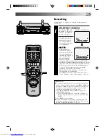 Предварительный просмотр 39 страницы JVC HR-VP830U Instructions Manual