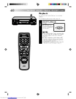 Предварительный просмотр 40 страницы JVC HR-VP830U Instructions Manual