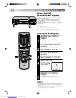 Предварительный просмотр 42 страницы JVC HR-VP830U Instructions Manual