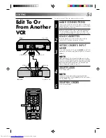 Предварительный просмотр 51 страницы JVC HR-VP830U Instructions Manual