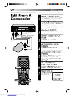 Предварительный просмотр 52 страницы JVC HR-VP830U Instructions Manual