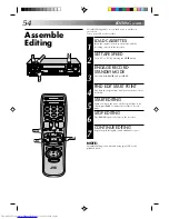 Предварительный просмотр 54 страницы JVC HR-VP830U Instructions Manual