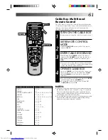 Предварительный просмотр 61 страницы JVC HR-VP830U Instructions Manual