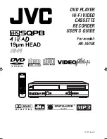 Preview for 1 page of JVC HR-XV1EK User Manual