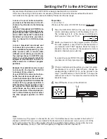 Preview for 13 page of JVC HR-XV1EU-C User Manual