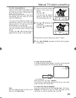 Preview for 21 page of JVC HR-XV1EU-C User Manual