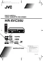 JVC HR-XV30CU Instructions Manual preview