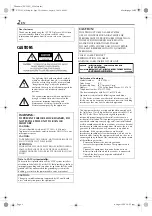 Preview for 2 page of JVC HR-XV30CU Instructions Manual