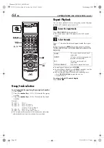 Preview for 64 page of JVC HR-XV30CU Instructions Manual