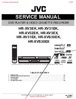 Preview for 1 page of JVC HR-XV31EK Service Manual