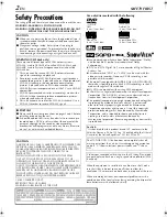 Preview for 2 page of JVC HR-XV32E Instructions Manual