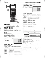 Preview for 34 page of JVC HR-XV32E Instructions Manual