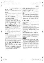 Preview for 65 page of JVC HR-XV3AA Instructions Manual