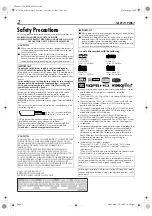 Предварительный просмотр 2 страницы JVC HR-XV48EF Instructions Manual