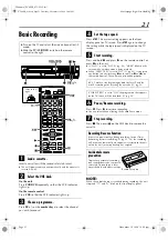 Предварительный просмотр 21 страницы JVC HR-XV48EF Instructions Manual