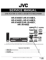 Preview for 1 page of JVC HR-XV48EF Service Manual