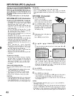 Preview for 42 page of JVC HR-XVC15U User Manual