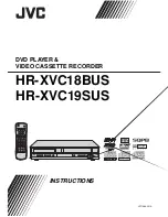 JVC HR-XVC18BUS Instruction Manual preview