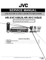 JVC HR-XVC18BUS Service Manual preview