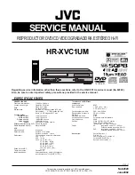 Preview for 1 page of JVC HR-XVC1UM Service Manual