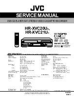 Preview for 1 page of JVC HR-XVC20U Service Manual