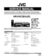 Preview for 1 page of JVC HR-XVC20USR Service Manual