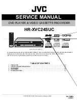 JVC HR-XVC24SUC Service Manual preview